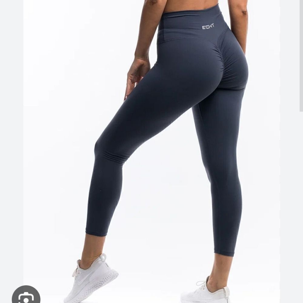 Echt Force Scrunch Leggings Steel Blue Size Small